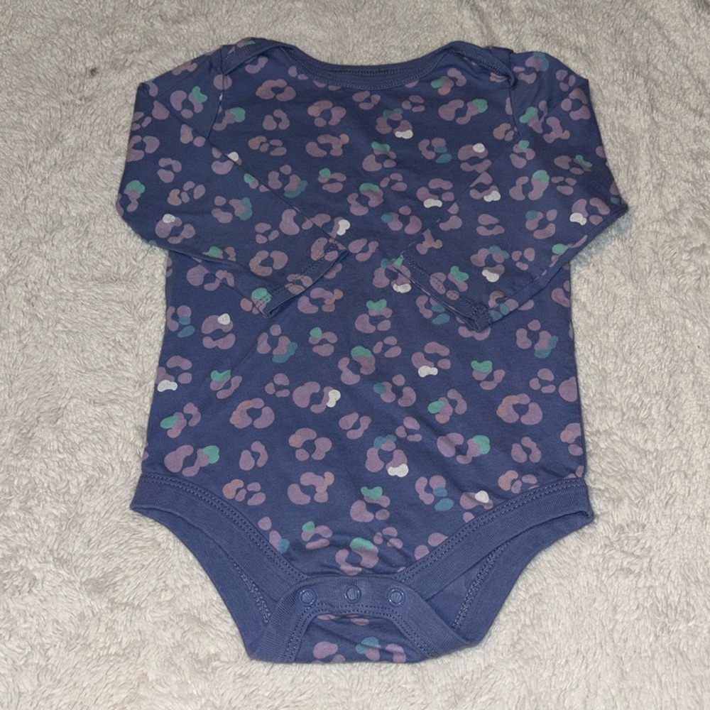 (3 for $10) George leopard print bodysuit/ onesie